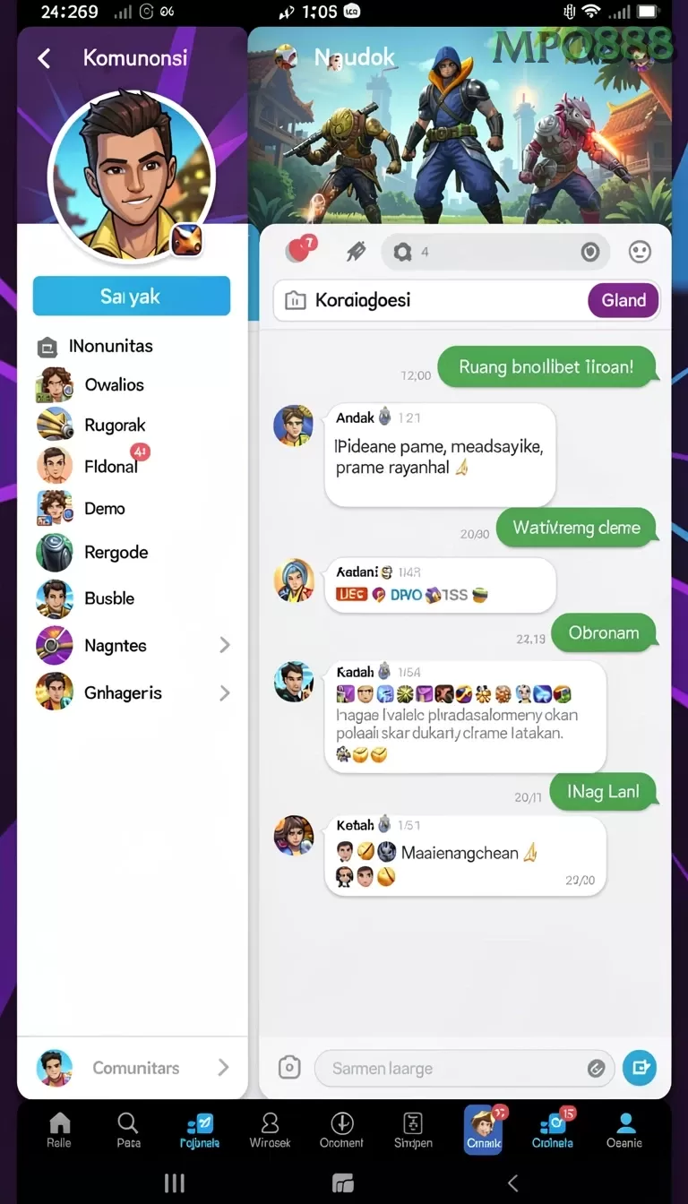 Cuplikan layar F7F7 — pengaturan akun